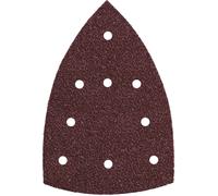 Feuilles abrasives auto-agrippantes 100 x 150 mm, P 80, 9 trous, à fixation auto-agrippante (SMA) Metabo 635207000
