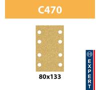 Feuilles abrasives C470 80x133 Best for Wood and Paint BOSCH