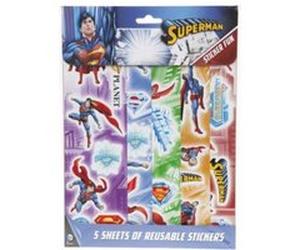 feuilles autocollantes Superman 5 pièces Multicolore G