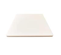 Feuilles de céramique d'alumine à 99% - Couvercle de plaque de creuset en corindon lissant double face, 1 pièce(100x100x6mm)