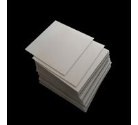 Feuilles de céramique de nitrure d'aluminium ultra fines - Substrat isolant à haute conductivité thermique for l'électronique, 1 pièce(48 * 60 * 1mm Double Sided)