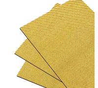 Feuilles de Fibre de Carbone Panneau en fibre de carbone 3K brillant sergé 500 x 400 mm, couleur or, haute résistance, épaisseur 1 à 5 À usage industriel(2mm)