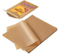 Feuilles de papier sulfurisé résistantes, 40 x 60 cm, pour la cuisson au four, à la poêle ou au barbecue, 100 feuilles