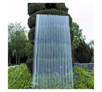 Feuilles de Polycarbonate Plaques Isolants de Serre, Isolation Thermique | Plaque en Fibre de Verre 1mm pour Jardins, Terrasses, Pergolas et Toitures(3.28x13.12ft/1x4m)