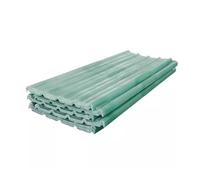 Feuilles de toiture ondulées imperméables en fibres C de 1,2 mm, panneaux d'isolation thermique durables, carreaux muraux pour une protection extérieure durable