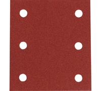 10 feuilles abrasives Makita velcro 114 x 102mm (6 trous)