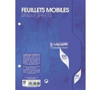 Feuillets mobiles 7000 17x22 cm 100 pages perforées 2 trous grands carreaux 90 g