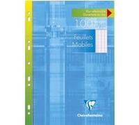 Feuillets mobiles perforés Clairefontaine Metric A4 100 pages Séyès G