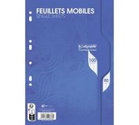 Feuillets mobiles sous film 7000 A4 100 pages perforées grands carreaux 80 g