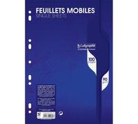Feuillets mobiles sous film 7000 A4 100 pages perforées petits carreaux 90 g