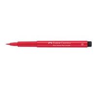 Feutre à dessin - Pointe pinceau - Rouge géranium - Pitt Artist - Faber-Castell Rouge G