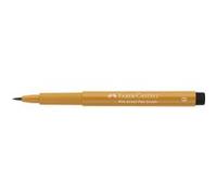 Faber-Castell Feutre à dessin Pitt Artist Pen – Pointe pinceau – Vert doré