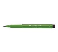 Faber-Castell – Feutre à dessin Pitt Artist – Pointe pinceau – Vert permanent olive