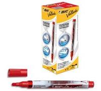 BIC Velleda Feutres pour tableau blanc Pack de 12 encre liquide Rouge Enfants