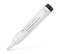 Feutre - Blanc - Pointe Ronde - 2,5mm - Faber-Castell - Pitt Artist - Beaux-Arts