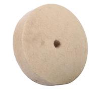 Feutre de Laine Roue de Polissage Laine de Meule à Polir Ronde Polisseur de Feutre Doux Disque Pad Beige 4pouce/10cm