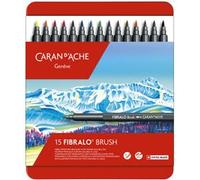 Feutre FIBRALO Brush, étui métal de 15