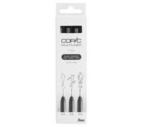 Feutre fin MULTILINER, set de 3, noir