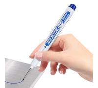 Feutre marqueur à pointe longue Multifonctionnel Ergonomique Portable Et | Stylo marqueur long polyvalent Kit De Marquage De Trous Pour La Construction Lourde Brique Béton Pierre Bleu