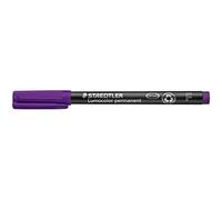 Feutre Permanent - Staedtler - Lumocolor 318 - Pointe Fine 0,6 Mm - Couleur Violet - Lot De 10