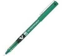 Pilot - Hi-Tecpoint V5 - Liquid Ink Roller Pen - Green Fine Point (Box of 12 units)