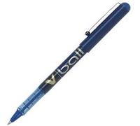 Pilot Pack de 12 stylos roller V-Ball 0,7 mm encre liquide Bleu Enfants