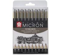 Feutre pointe fine PIGMA MICRON, étui de 10, noir
