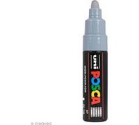 Posca Marqueur peinture PC7M Pointe large conique Encre inodore miscible tous supports Gris