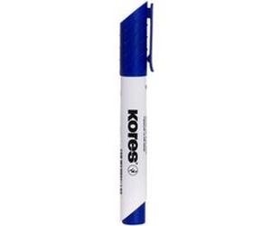 Feutre pour tableau blanc pointe ogive - Bleu - Kores G