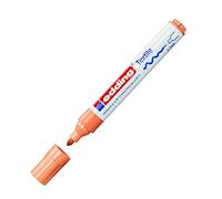 Edding Feutre pour textile 4500 – pointe ronde 2–3 mm – lavable 60 °C – Orange clair