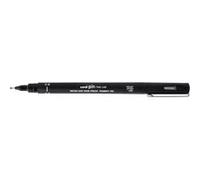 Feutre technique uniball pointes calibrees 0,8mm encre noir trace net et precis