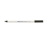 edding Feutre textile 4600 – Noir, pointe ronde 1 mm, encre pigmentée à base d'eau – 1 stylo