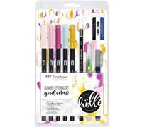 Feutre Tombow Set ABT Lettering Good Vibes Multicolore G