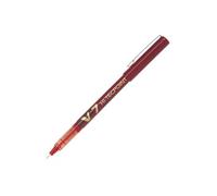 Pilot - Hi-Tecpoint V7 - Medium Point Liquid Ink Pen - Red (Box of 12 units)