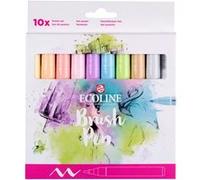 Feutres - Aquarelle - Dessin - Croquis - 10 couleurs pastel - Ecoline