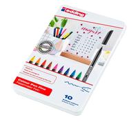 Feutres dans un boÃ®te en mÃ©tal 1200 assortis edding (x10) Multicolore TU