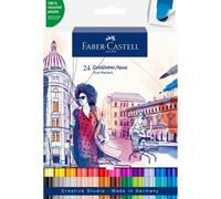 Feutres De Coloriage - Faber-Castell - Goldfaber - Aqua - Double Pointe - 24 Couleurs