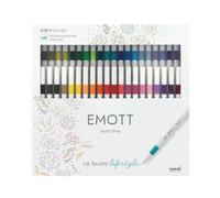 Feutres - Ecriture - Dessin - Uni Emott - Uni-Ball - Coffret Noël - 40 Couleurs