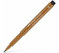 Feutres - Faber-Castell - Pitt Artist - Lot De 10 - Marron - Non Effaçable - Non Rechargeable