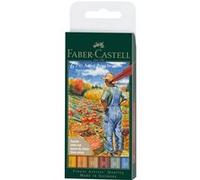 Feutres - Faber-Castell - Pitt Artist Pen - Harvest - Etui de 6 feutres