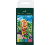 Feutres - Faber-Castell - Pitt Artist Pen - Springtime - Printemps - Etui de 6 feutres