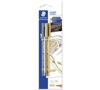 Feutres - Or - Argent - Encre métallisée - Pointe moyenne - Staedtler 8323 G
