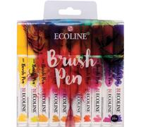 Feutres - Pointe Pinceau - 20 Couleurs - Aquarellable - Ecoline Brush Pen