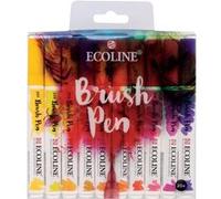 Ecoline Feutres pinceau – set de 20 aquarellables, teintes de base pour lettering & dessin