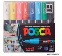 Uni-Ball POSCA PC-1M Pastel 8 pièce(s)