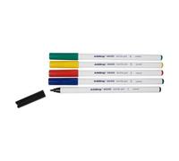 Feutres Pour Textiles - Edding - 4600 - Set De 5 - Pointe 1 Mm - Lavable À 60 °C