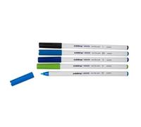 Feutres Pour Textiles - Edding - 4600 - Set De 5 - Pointe 1 Mm - Lavable À 60 °C