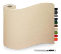 Feutrine Autocollante Beige, Patins pour Meubles, Patin Chaise, 40x200cm 3mm d'épaisseur Feutre Auto-adhésifs, Antiderapant Feutrine Tampon Chaise pour Meuble, Cadre, Voiture, DIY
