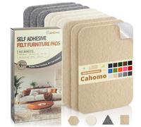 Feutrine Autocollante Couleur C, Patins pour Meubles, Patin Chaise, 9 Pièces 20x10 cm 3mm d'épaisseur Feutre Auto-adhésifs, Antiderapant Feutrine Tampon Chaise pour Meuble, Cadre, Voiture, DIY