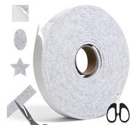 Feutrine Autocollante Patin Feutre 5mx2cm Isolation de Tuyaux Patins en Feutre Adhesive Découpe Libre de Toute Pour Meubles Window Canalisations Plancher en Bois (Gris, 2CM x 5M)